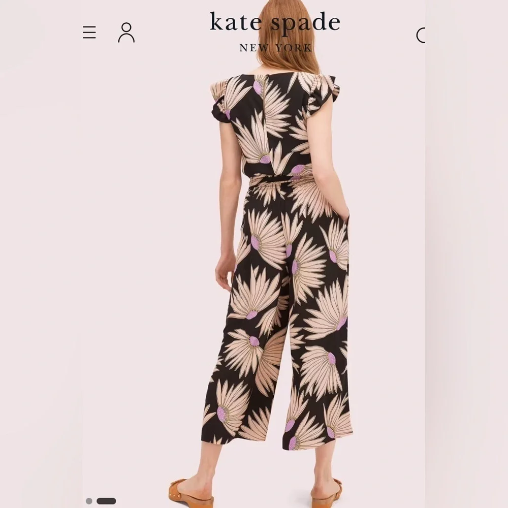 Kate Spade Falling Flower Jumpsuit
